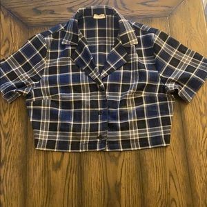john galt plaid t-shirt